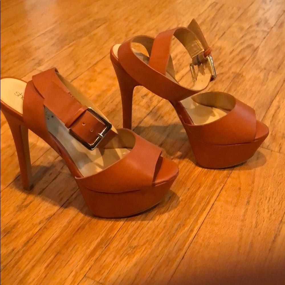 Camel colored heels